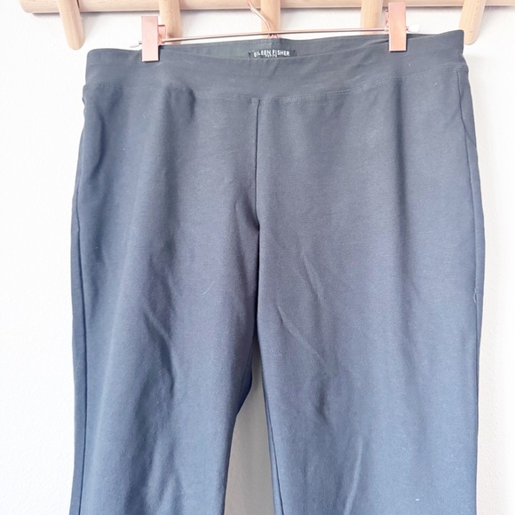 Eileen Fisher stretch crepe Straight Leg Pants - Picture 3 of 10